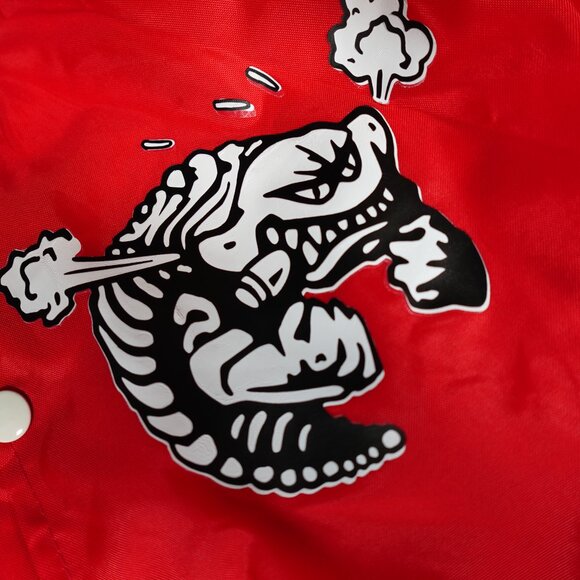 Vintage Swingster Rampaging Trilobites Bomber Jacket Mens S Dinosaurs TV Show - Picture 5 of 13